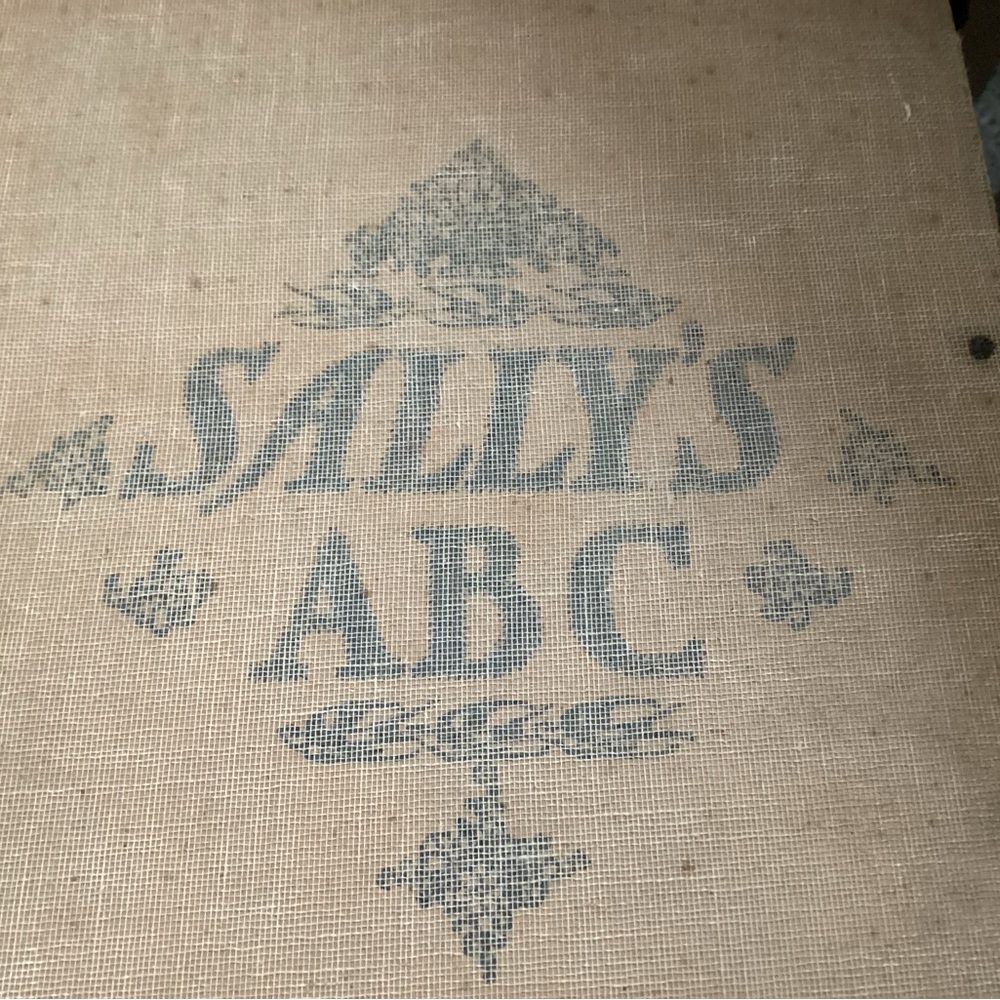 Antique Sallys A B C 1929 children’s book. No dust cover, Cute book!